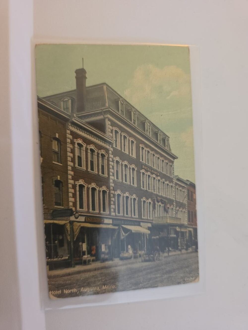 Vintage 1911 Postcard of Hotel North, Augusta, Maine